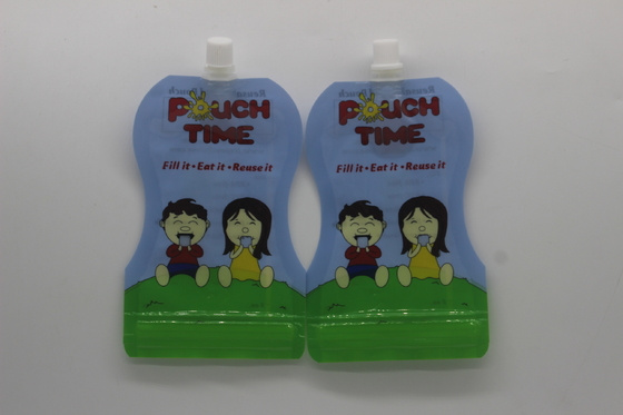 acheter 100 ml de sac d'emballage en plastique en forme spéciale en forme de sac à sachet pour jus et boissons gazeuses online manufacture