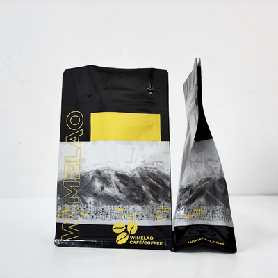 acheter 250g de poudre de café sac d'emballage alimentaire à fond plat avec fermeture à glissière online manufacture