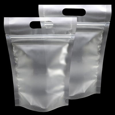 acheter Transparent gelé Voir à travers les poches étanches à l'humidité Fermeture à glissière 3 côtés Sac scellé online manufacture
