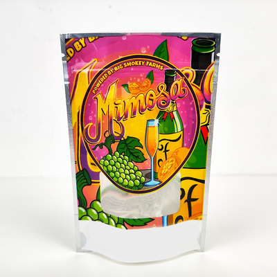 acheter 3.5g Sac anti-odeur holographique Impression numérique en plastique Sacs d'herbe Mylar online manufacture