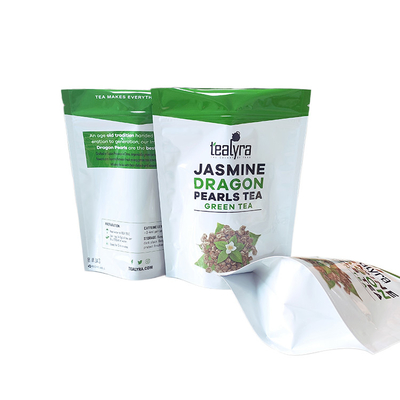 acheter Le sac fait sur commande d'emballage de thé se tiennent vers le haut des sachets en plastique de Mylar avec le dessus de tirette online manufacture