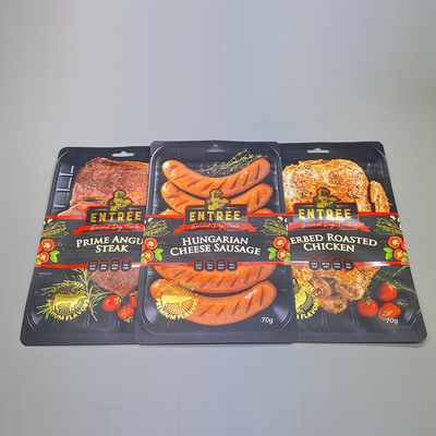 acheter Ziplockk Trois côtés de la pochette de sceau Dog Traits Emballage d'or Blocage Flat Fond Poche online manufacture