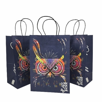 acheter Emballage de fleur du sac à provisions CBD de fond plat de papier d'emballage avec Ring Handle online manufacture