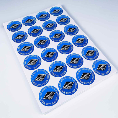 acheter Autocollant à simple face démontable brillant/matte/graver/emboutir en refief chaud avec le filigrane online manufacture