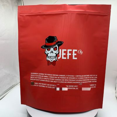 acheter 1 livre de sacs en feuille d'aluminium Mylar 110 Mircons Sacs en feuille d'aluminium rouge plat online manufacture