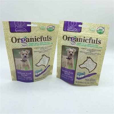 acheter ODM Digital Imprimé Stand Up Poches Doypack Recyclable Pour les collations pour chiens online manufacture