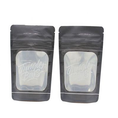acheter ODM Voir à travers les sacs Snacks recouvertables Stand Up Pouch Noir SGS online manufacture