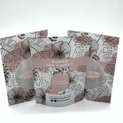 acheter 50 microns sac à gommager le corps Mylar fermeture à glissière Flexible sacs d'emballage CMYK Imprimé online manufacture