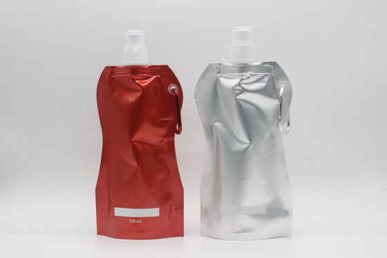 Taille personnalisée 500 ml Liquide en évier Poches debout PET PE Surface d'impression gravure