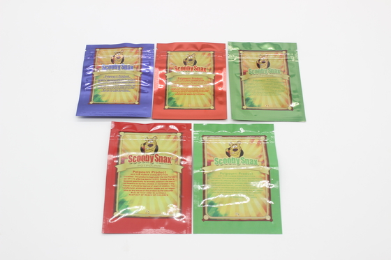 Le toucher doux tiennent la tirette de soudure à chaud met en sac les sacs en plastique faits sur commande de Mylar de 3.5g