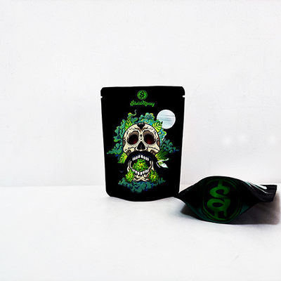 Logo imprimé sur mesure ziplockk Stand Up Pouch Emballage Mylar sacs d'herbe