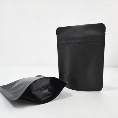 3.5g, 7g, 1 oz, 1 lb Noir mat avec fermeture éclair, sac anti-odeur.