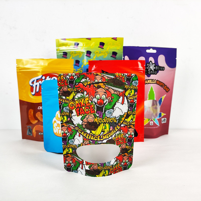 Emballage de sceau en PET Foil d'aluminium Poche debout 3,5G Sacs Mylar anti-odeur