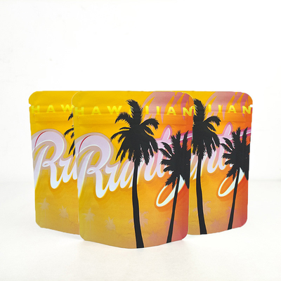 Sacs de stockage de nourriture Mylar à fermeture fermée matte congelée