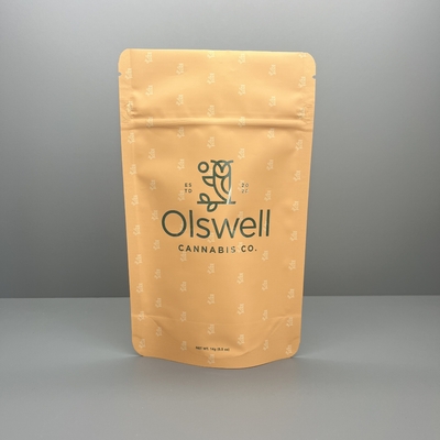 L'emballage de support de sac de Mylar de toucher doux de tirette met en sac le PE/ANIMAL FAMILIER faits sur commande/BOPP/PVC