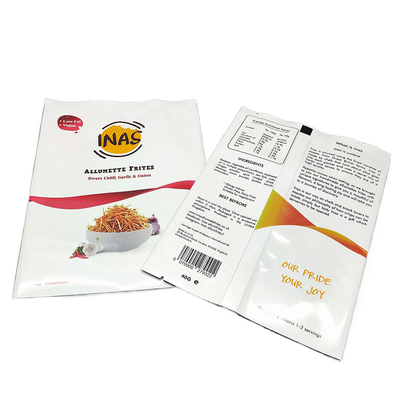 Entaille de Chip Snack Packaging With Tear de pomme de terre de sac de joint de dos de preuve d'odeur