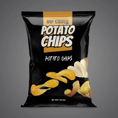 Le joint d'arrière d'OEM met en sac le sac en plastique d'emballage de Mylar pour le biscuit Chips Chocolate