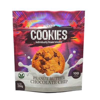 Olographes faits sur commande tiennent la poche en aluminium de tirette de laser de poche pour des biscuits