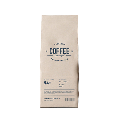 Sacs d'emballage de café biodégradable verrouillable à nouveau