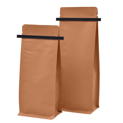 Papier d'emballage imperméable Tin Tie Coffee Bag Coffee Bean Packaging For Custom