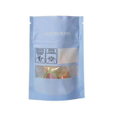 Sac de conditionnement en plastique de soudure à chaud pour des bonbons au chocolat à écrou avec la tirette de preuve d'enfant