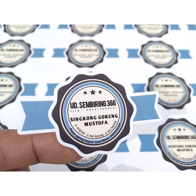 Anti label contrefait démontable Matte Color With Laser Printing/impression de jet d'encre