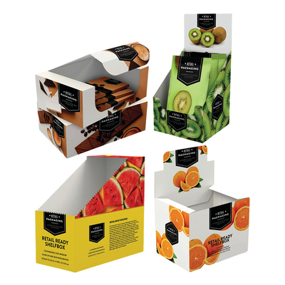 Affichage du comptoir en carton biodégradable
