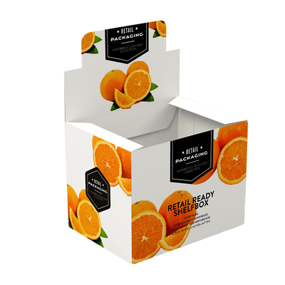Emballages sur étagère en papier sur mesure Biodégradables Boîtes à déchirer pour le commerce de détail