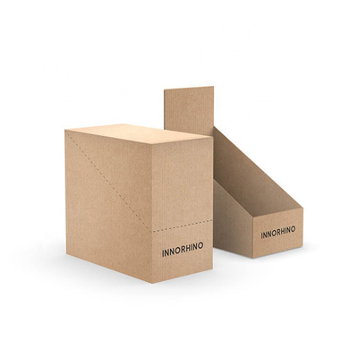 Boîtes d'affichage biodégradables en carton pour magasins de détail / supermarchés