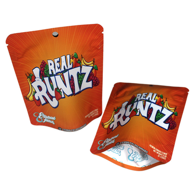 Logo personnalisé Fermeture à glissière mate Sac debout Cookies Emballage Soft Touch Sac Mylar