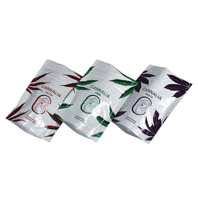 Imprimé sur mesure 3g 7g 14g 28g Mylar Zip Lock Bags Stand Up pour les emballages de fleurs comestibles