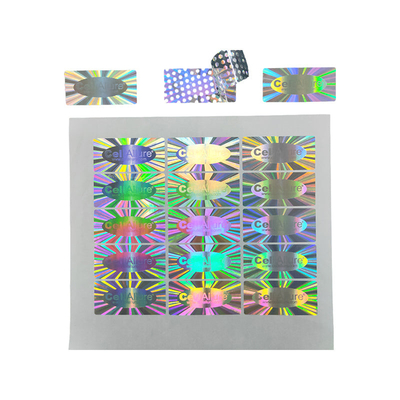 Papier autocollant holographique imprimable étanche à l'eau