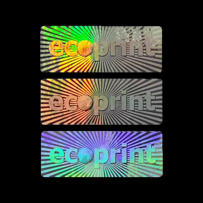 Détecteur de sécurité adhésif plastique holographique