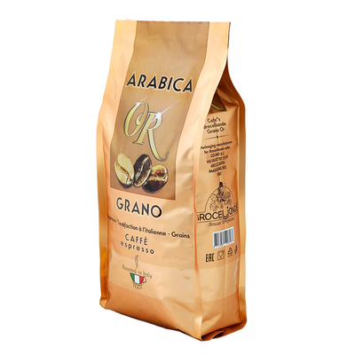 Sac d'emballage en papier brun compostable pour les noix de riz et le café personnalisé