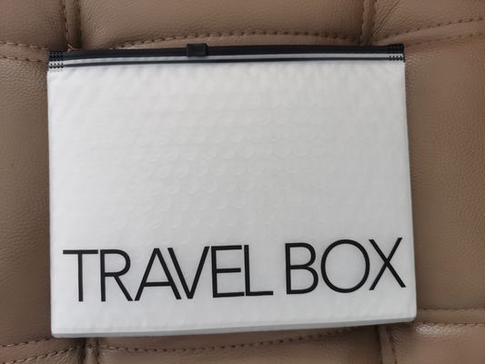 Personnaliser le logo Biodégradable écologique résistant aux larmes Sacs à air blancs Emballage