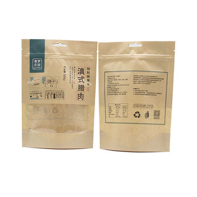 Séquence thermique Biodégradable Poches debout Compostable Sacs recouvertables