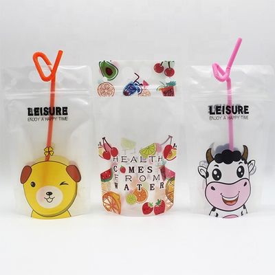 1L Liquid Spout Pouch VMPET Stand Up Pouch avec emballage à bouchon