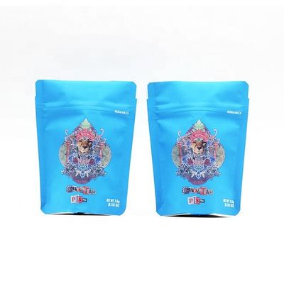 Levez-vous doux toucher sac Mylar étanche à l'humidité ziplockk sac en papier d'aluminium