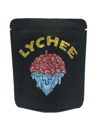 110 microns Sac Mylar à toucher doux Sac à jouets à larmes Encas recouvrant emballage