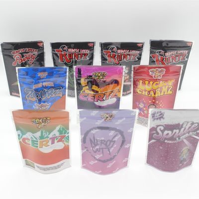 Emballage personnalisé Sacs de rangement debout Sac à bonbons Sac Mylar Sac d'emballage pour les bonbons