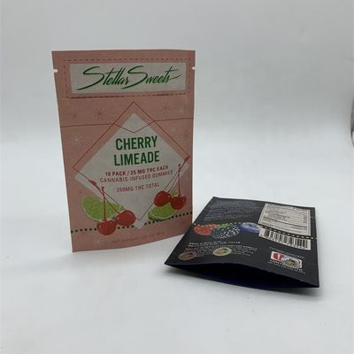 12C sac à fermeture à glissière debout MOQ500 Mylar Sacs à fermeture à glissière de qualité alimentaire