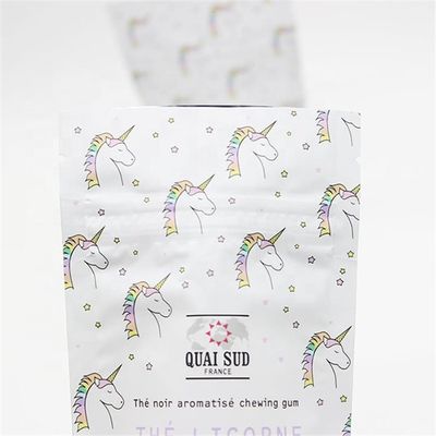 Levez-vous Mylar sacs en feuille d'aluminium Marijuana herbe herbe fermeture à glissière sacs recouvertables