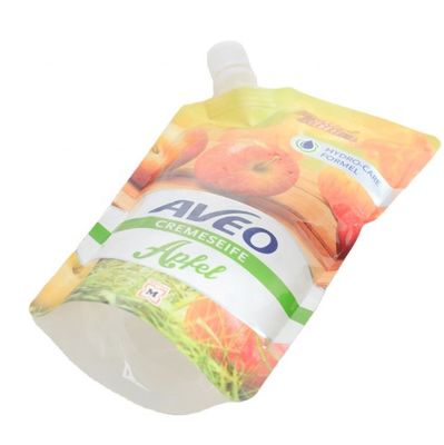 Mylar Liquid Spout Pouch 100 ml Sacs de détergent à linge SGS