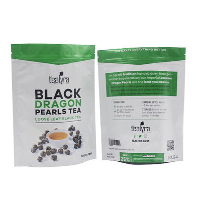 Emballage de café biodégradable Sacoche déchirée Encoche à l'épreuve des enfants Sacs de café 2 oz