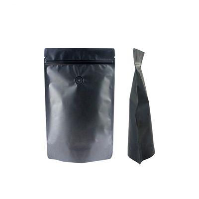 VMPET Sac d'emballage de café noir fermeture à glissière imperméable à l'eau 1 kg Sacs de café