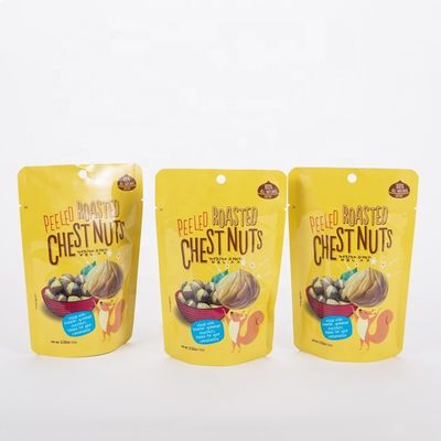 OEM glacé VMPET plastique recyclable Stand Up Pouch avec fermeture à glissière