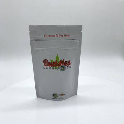 4x5 pouces Matte blanc Poche debout 12C Poche de rétort recyclable