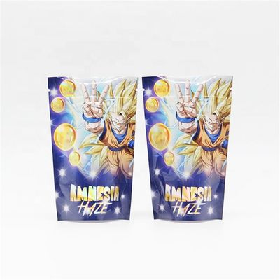 CPP PET Foil d'aluminium fermeture à glissière sac Doypack CMYK Imprimé 3 côtés Seal Poche