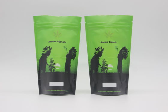 Détecteur de THC CBD Mylar Fermeture à glissière 1 grammes 14g MOPP VMPET