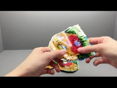 emballage en plastique de cannabis de mylar de sacs de forme irrégulière de mauvaise herbe avec le zip-lock